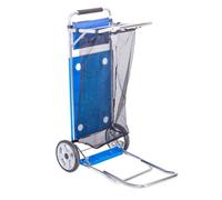 Mejorado y renovado. Carro portaneveras y sillas Plegable de Aluminio con 2 Ruedas de 50x76x105 cm y función Convertible en Mesa