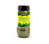 Mejorana deshidratada 25 g en frasco, hierba aromática mediterránea para carnes, aves, pescado, salsas de tomate, sopas y guisos, sabor suave tipo orégano