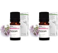 Mejorana Dulce BIO (Origanum majorana) - 5 mL - Aceite Esencial Quimiotipado y Certificado AB - Sistema nervioso - Aroma Labs (Paquete de 2)