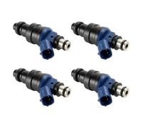 Mejorar la economía de combustible 1/4 Uds boquilla de inyector combustible 23250-02030 23209-02030 para Toyota para Carina E AT190 4AFE AT191 7AFE 1992-1997 0280150439(4 PCS)