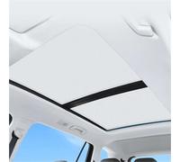 Mejorar la Seguridad en la conducción Parasol De Techo Solar para Lexus RZ 450e EB10 2022 2023 2024, Adhesivo Sombreado para Tragaluz(Beige 2pcs)