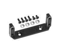 Mejoras Coches RC Para Axial 1/10 Para Capra 1.9 Para Unlimited Para Trail Buggy Para Vanquish F9 SOA 4WD RC Rigs Crawler Parts Soporte Montaje Servo Metal Accesorios Automóvil(Black)