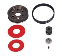 Mejoras Coches RC Para Axial Para SCX10 II 90046 90047 1/10 Sistema Engranajes Transmisión Transmisión Por Correa Con Reemplazo Piñón De 3,17/5,0 Mm RC Rock Crawler Upgrade Car Parts(3.17mm)