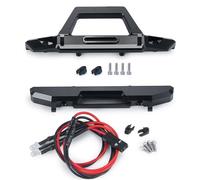 Mejoras Coches RC Para Axial Para SCX24 Para AXI00002 Para Wrangler 1/24 Parachoques Trasero Delantero Metal Decoración Luz RC Crawler Car Truck Model Upgrade Parts(Set)