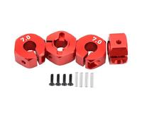 Mejoras Coches RC Para Tamiya Para HSP Para HPI Para Traxxas Para Slash Para Axial Para SCX10 D90 5/6/7/8/9/10/11/12 Mm 1/10 12mm Hub Transmisión Tornillos Pasador RC Truck Parts(Red,7mm)