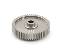 Mejoras Coches RC Para Tamiya Para TT01 1/10 51004 53665 1 Piezas 55T 58T 61T Reemplazo De Engranaje Recto De Alta Velocidad Modificación RC Car Upgrade Parts Accesorios(58T)