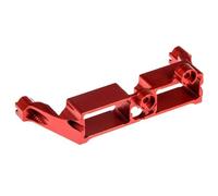 Mejoras Coches RC Para TRX-4 1/10 Piezas Coche Trepador Control Remoto Aleación Aluminio Soporte Bloqueo Diferencial Engranaje Dirección Montaje Servo Decoración Accesorios RC(Red)