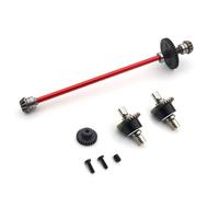 Mejoras Coches RC Para WLtoys 1/12 124016 124017 124018 124019 Piezas Coche RC Accesorios Coche Modificación Actualización Metal Conjunto Transmisión Central Engranaje Motor 27T(Red,Size 2)