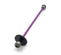 Mejoras Coches RC Para Wltoys 144001 144002 144010 1/14 Conjunto Eje Transmisión Central Engranaje Reductor Acero Engranaje Motor 27T Piezas Coche RC Modificación Accesorios Coche RC(Purple)