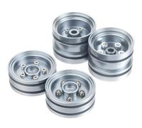 Mejoras Ruedas para Tamiya para Buggy Champ para Fast Attack 1/10 Piezas | Mejoras y repuestos RC Car Ruedas de aluminio duraderas con cubos mecanizados rodaje suave y preciso