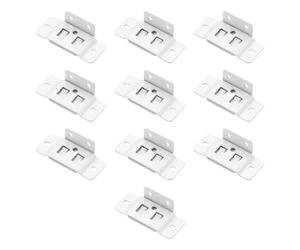 Mejoras Soportes de Hierro Ángulos Rectos de 90 Grados Soporte Juntas de Soporte de Carga Pesada para estanterías Montaje de Muebles Conectores de Soporte para estantes de baño