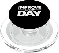 Mejore la Identidad de la mentalidad del Progreso consistente Todos los días PopSockets PopGrip para MagSafe