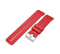 Mejore su experiencia de reloj inteligente con una pulsera deportiva de silicona calidad, para estilos de vida activos Sentido Bandas Correa De Reloj (Red, One Size)