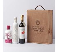 Mejores Aceites de Oliva Virgen Extra del Mundo (Der Feinschmecker Magazine Olio Award 2021) - Pack de 3 botellas de 500 ml (Caja de madera)