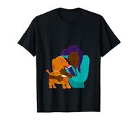 Mejores Amigos | Arte Abstracto audaz y expresivo del Personaje Camiseta