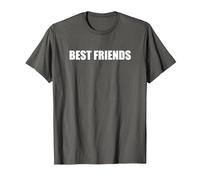 Mejores Amigos Camiseta, Hombre, Asfalto, 6XL