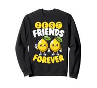 Mejores Amigos de Zest Friends Forever Cute Lemon Pun Sudadera