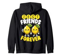 Mejores Amigos de Zest Friends Forever Cute Lemon Pun Sudadera con Capucha