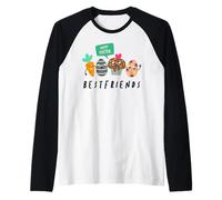 Mejores Amigos Huevos de Pascua Camiseta Manga Raglan