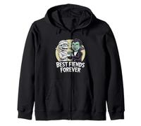 Mejores amigos para siempre Halloween Sudadera con Capucha
