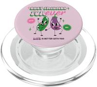Mejores Amigos para Siempre - La Vida es Mejor contigo (BFF Graphic) PopSockets PopGrip para MagSafe