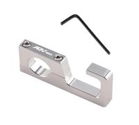 Mejores Ganchos Almacenamiento de Motocicleta Abrazadera de Soporte de Gancho para Casco de Cilindro CNC para Accesorios de Motocicleta HO@&NDA ADV150 2019 2020 2021(Silver)