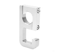 Mejores Ganchos Almacenamiento de Motocicleta Gancho para Equipaje de Manillar de Motocicleta de 22 mm y 7/8'', de Aluminio, para Cascos, Bolsas y colgadores X37F(Silver)