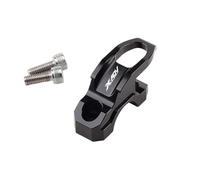 Mejores Ganchos Almacenamiento de Motocicleta para Ho@&nda X-ADV 750 300 650 Accesorios de Motocicleta CNC Soporte de Gancho de Casco de Aluminio Abrazadera Cilindro(XADV Black)