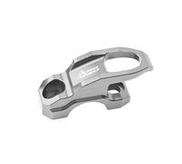 Mejores Ganchos Almacenamiento de Motocicleta Soporte de Cilindro Maestro de Freno CNC para Motocicleta Ho@&nda TRANSALP750 XL750, Abrazadera para Bolsa, Colgador de Casco(Titanium)