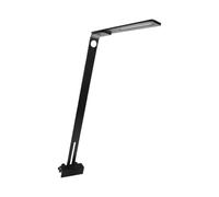 Mekalero Abrazadera de aleación de aluminio de 40 cm, soporte de lámpara de acuario de 20 mm para lámpara colgante con abrazadera de inclinación ajustable para acuario