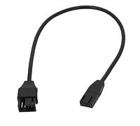 Mekalero Cable adaptador de ventilador de control de temperatura PWM de 30/50/100 cm, 4 pines, para tarjeta gráfica GPU, extensión de alimentación, control de temperatura PWM