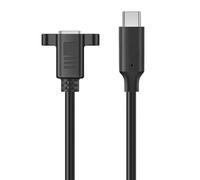 Mekalero Cable adaptador multifuncional tipo C de 5 pines con carcasa ABS que mejora la durabilidad y el cable de alimentación para portátil