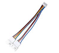 Mekalero Cable de ventilador de tarjeta gráfica de ajuste automático, 4 pines, controles térmicos PWM para una refrigeración silenciosa y flujos de aire eficientes, controlador universal de velocidad