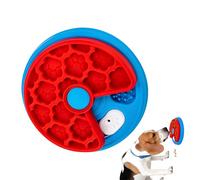 Mekalero Cuenco giratorio de 3 etapas para perros que ayuda a la hinchazón y mejora la digestión con un atractivo diseño interactivo fácil de limpiar