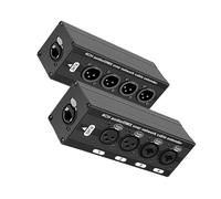 Mekalero Extensor auditivo profesional RJ45 a 4 de 3 pines DMX512 sobre RJ45 para configuraciones en vivo y música, no necesita unidad de sonido de grado de estudio