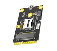 Mekalero Función de adaptadores PCIE en miniatura NVMEs SSD y tarjeta TF para aplicaciones de computadora NAS PCIE miniatura a NVMEs SSDs TF adaptadores de tarjeta TF