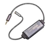 Mekalero Home - Aislador de bucle de tierra macho a hembra de 3,5 mm, cable trenzado con conectores chapados en oro para un uso más limpio