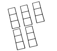 Mekalero Juego de 5 escaleras de silicona para movimientos rápidos y ejercicios de coordinación en deportes, fitness, baloncesto, escalera de rapidez