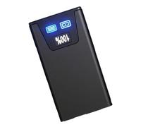 Mekalero Linterna LED con batería de 1800 mAh que proporciona una iluminación estable, antorchas al aire libre, textura de aleación de aluminio, llavero de luz para acampar al aire libre
