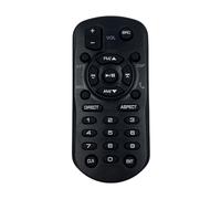 Mekalero Mando a distancia fácil de operar con disposición de botones simple, repuesto de alimentación rápida para receptor multimedia MBE222 RMRK258, botones fáciles