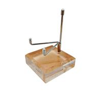 Mekalero Soporte de exhibición profesional de geología con aleación de doble color y soporte de exhibición de cristales acrílicos de adición de configuración, talla única, como se describe