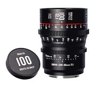 MEKE 100mm T2.1 Lente de Cine de Enfoque Manual Super 35 Prime para cámara Cine de Montaje EF, Compatible con C200 C300 II, Komodo Rojo, BMPCC 6K, Z CAM E2-S6 BMPCC6K Pro