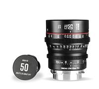 MEKE Lente de cine de enfoque manual T2.1 Super 35 Prime de 50 mm para cámara Cine de montaje PL, compatible con Canon C700 PL, ARRI Amira, Alexa Mini, etc.