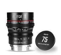 MEKE Lente de cine de enfoque manual T2.1 Super 35 Prime de 75 mm para cámara Cine de montaje PL, compatible con C700 PL, ARRI Amira, Alexa Mini, etc.