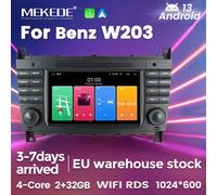 MEKEDE 24H envío UE stock Android 13 7 pulgadas para Benz W203 sistema inteligente de control de voz para coche reproductor Multimedia audio estéreo 2 32 GB