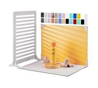 Meking Kit de 12 Fondos de fotografía de Productos pequeños de 22 Patrones, Fondo de Fotos, Tablero de Fondo de fotografía de Alimentos con Bolsa de Transporte y Bolsa de cordón (16.5 x 11 Pulgadas)