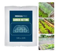 MEKKAPRO Tela Mosquitera XL - Mosquitera Exterior Jardín 3 m x 6 m - Red Antimosquitos Antipájaros Árboles Frutales Plantas Invernadero Plagas - Malla Huerto contra Insectos