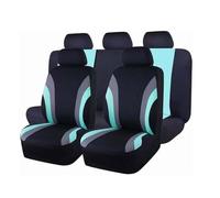MeKnMoney 9 Piezas Funda Asiento Coche para B-MW X1 iX1 U11 2022 2023 2024 2025 2026, Delanteros Traseros Protectores Interior Accesorios,J/Green Gray