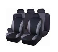 MeKnMoney 9 Piezas Funda Asiento Coche para B-MW X1 iX1 U11 2022 2023 2024 2025 2026, Delanteros Traseros Protectores Interior Accesorios,A/Gray
