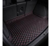 MeKnMoney Coche Alfombrillas Maletero para Renault Captur 2 E-Tech Hybrid 2020-2024 2025, Cuero Protector Cubre Maletero Antideslizante Interiores Accesorios,C/Black Red
